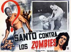 Cartel de la película Santo contra los zombies (Dir. Benito Alazraki, 1961)