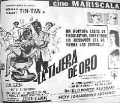 Cartel La tijera de oro