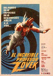 Cartel de El increíble profesor Zovek