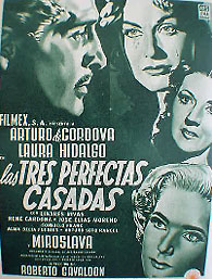 Cartel de Las tres perfectas casadas