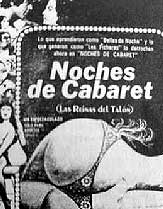 Cartel de Noches de cabaret