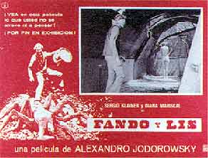Cartel publicitario de Fando y Lis