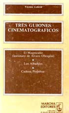 Portada de Tres guiones cinematográficos