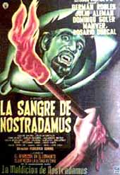 Cartel de La sangre de Nostradamus