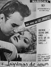 Cartel de Lágrimas de amor