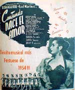 Cartel de la película Cantando nace el amor