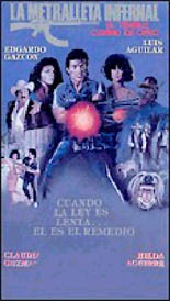 Edgardo Gazcón y Luis Aguilar en Metralleta infernal