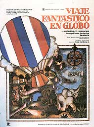Cartel de Viaje fantástico en globo