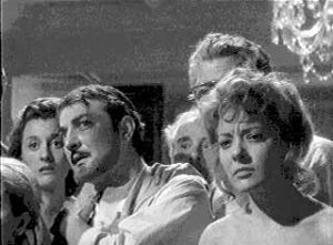 Enrique Rambal y Silvia Pinal en El ángel exterminador (Dir. Luis Buñuel, 1962)