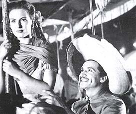 Víctor Manuel Mendoza y Marga López en La Panchita