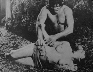 Escena de La horripilante bestia humana