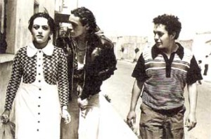 Gerardo Lara en el rodaje de Diamante