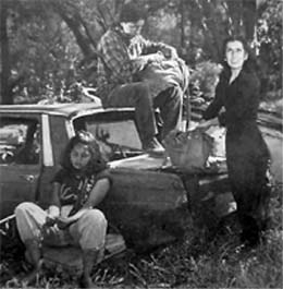 Danka Ezeta, Ignacio Guadalupe y Ángeles Marín en El ombligo de la luna
