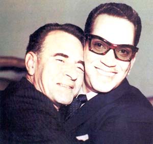 Ismael Rodríguez y Mario Moreno Cantinflas