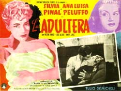 Cartel de la cinta La adultera