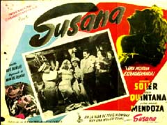 Cartel de la película Susana Carne y demonio (Dir. Luis Buñuel, 1950)