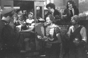 Pedro Infante, Fernando Soto Mantequilla, Amelia Wilhelmy, Delia Magaña, ricardo Camacho y Pedro de Urdimalas en Ustedes los ricos
