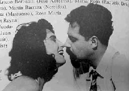 Dobrina Liubomirova y Arturo Beristáin en Los vuelcos del corazón