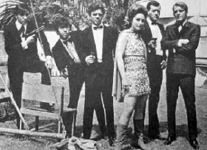 Juan Ferrara, Angélica María, Enrique Rambal y Fernando Luján en Cinco de chocolate y uno de fresa