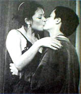 Elpidia Carrillo y Gael García en el mediometraje De tripas corazón